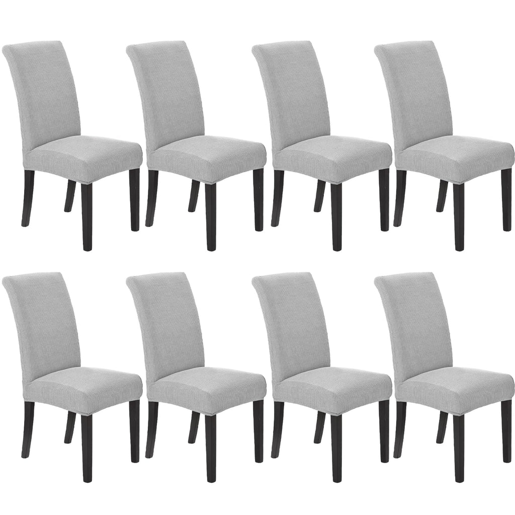 Stretch Chair Covers for Dining Room Set of 4, Removable Washable Dining Room Chair Covers, Dining Chair Slipcovers Seat Protector, Great for Home and Banquet Decor (Pureed Pumpkin, 4 Pack)