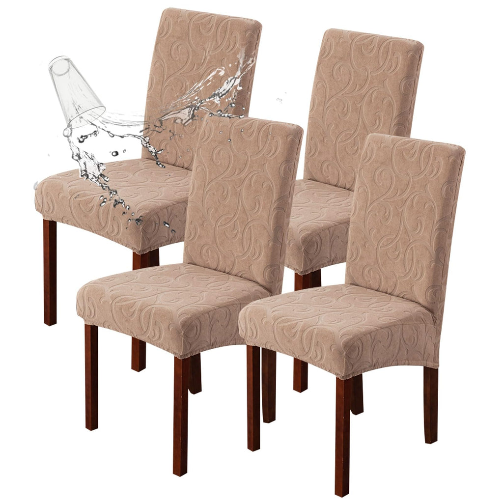 Waterproof Dining Room Chair Covers, Stretch Parsons Chair Slipcovers