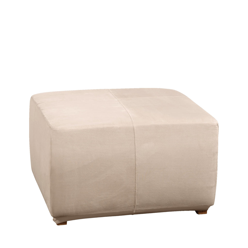 SureFit Home Décor Soft Suede Box Cushion Loveseat One Piece Slipcover, Relaxed Fit, Polyester, Machine Washable, Chocolate Color