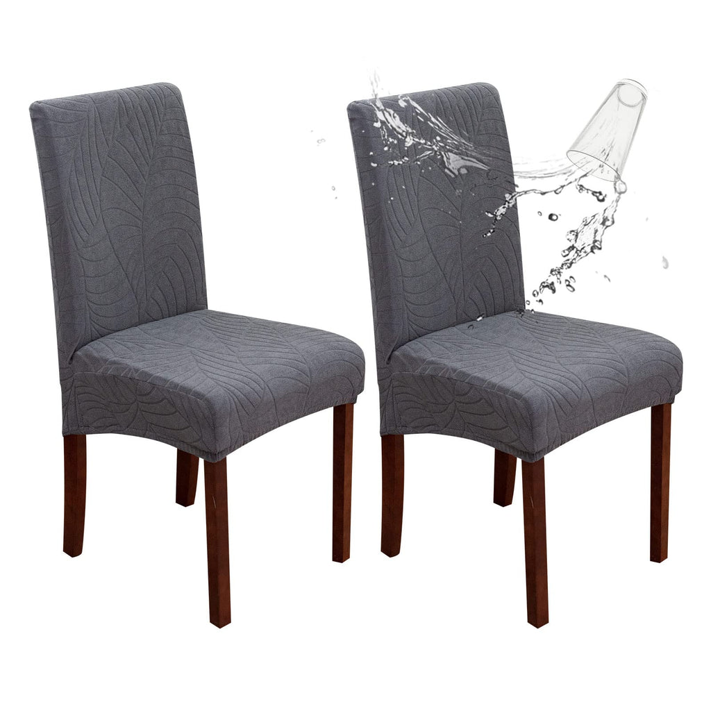 Genina Waterproof Dining Chair Covers Set of 4 Parsons Chair Slipcovers