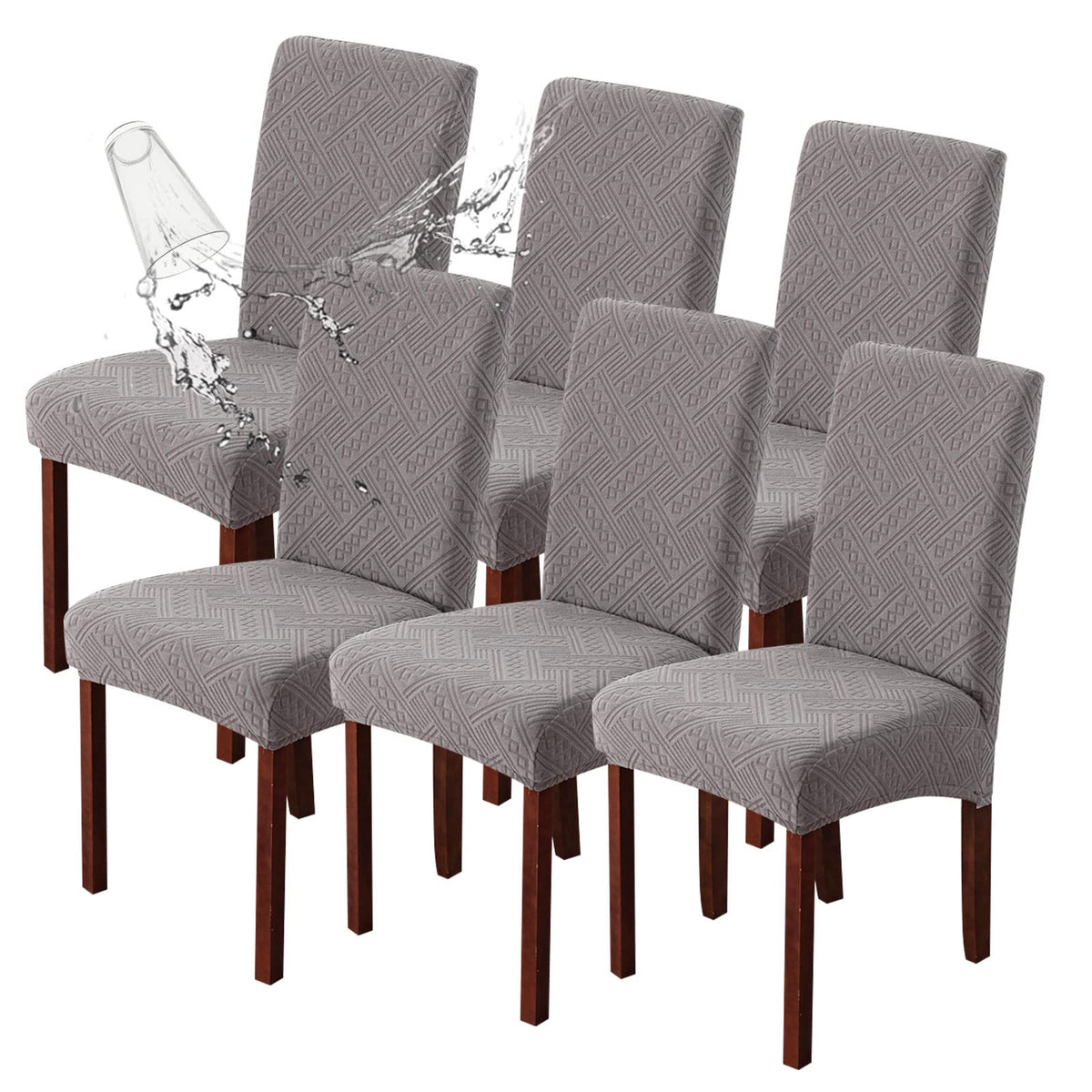 Waterproof Dining Room Chair Covers, Stretch Parsons Chair Slipcovers