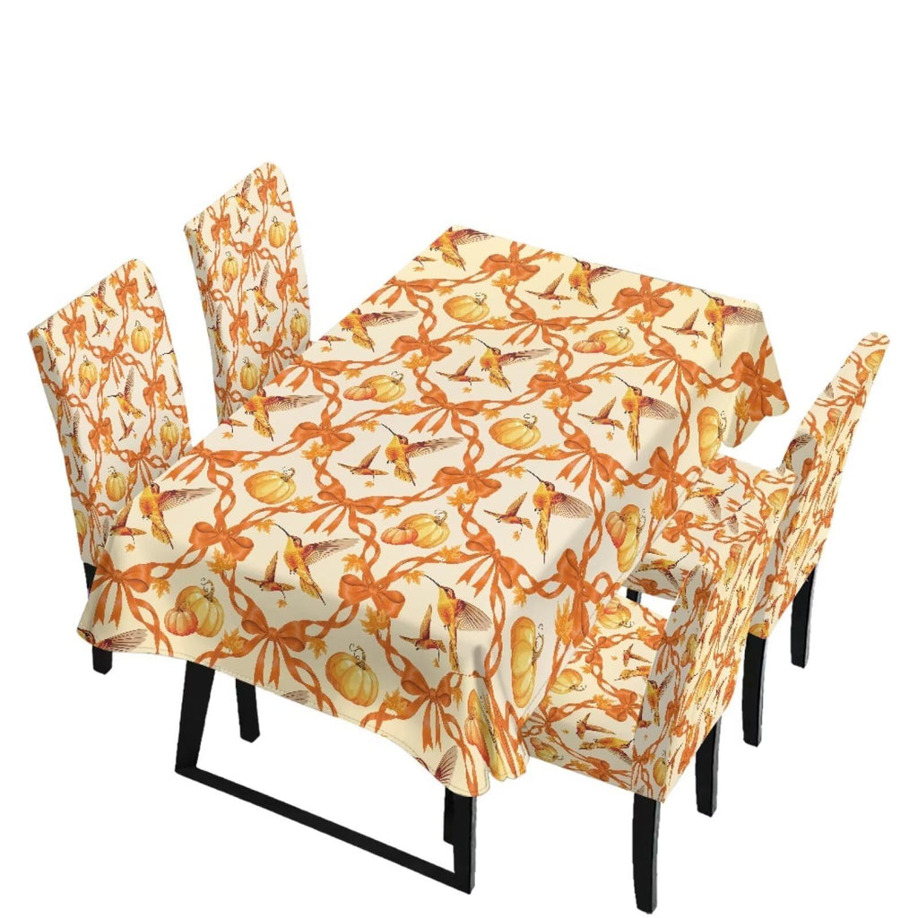 Maple Leaf Dining Table & Chair Cover Rectangle Dining Table Decor