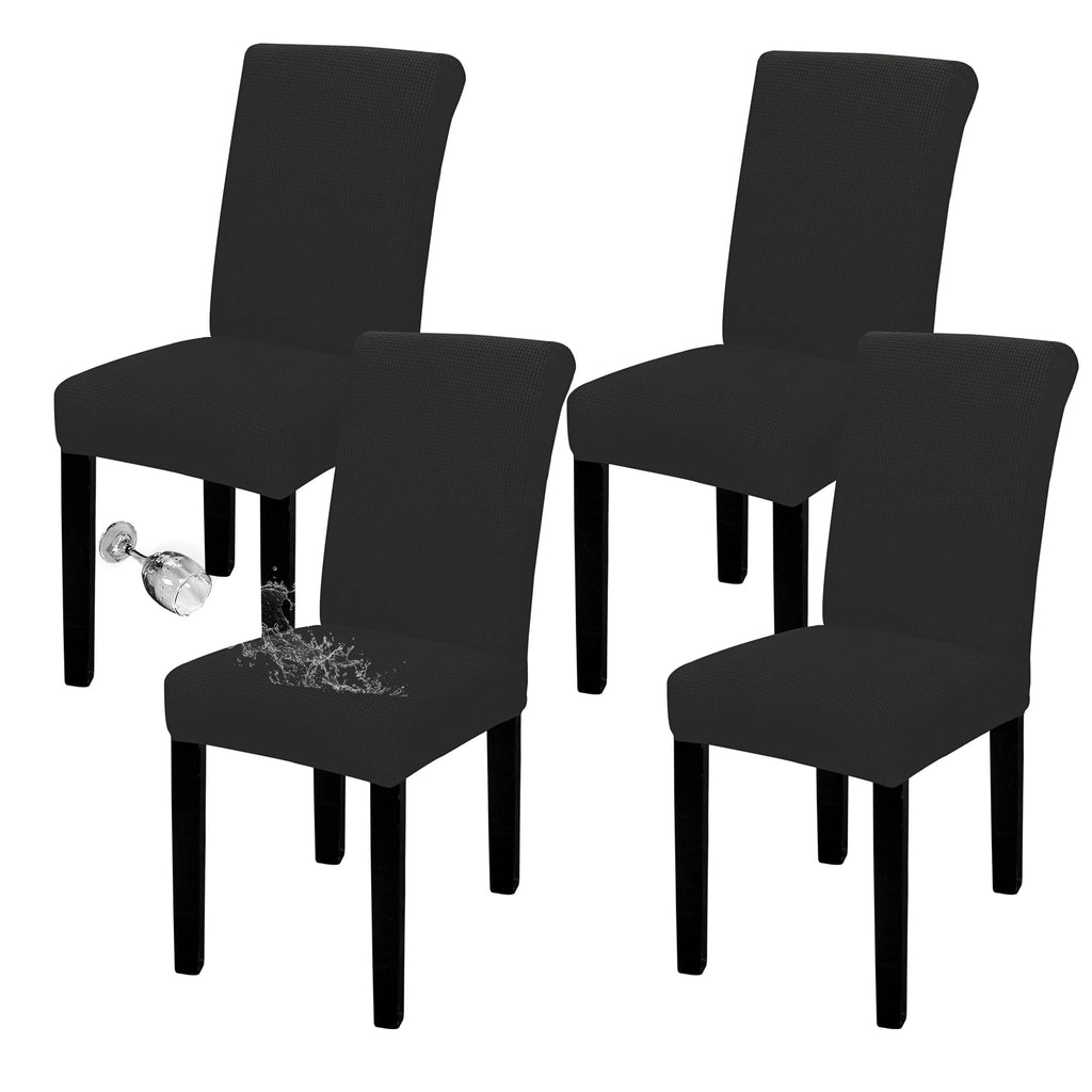 Easy-Going 100% Waterproof Dining Room Chair Covers Set of 6, Large