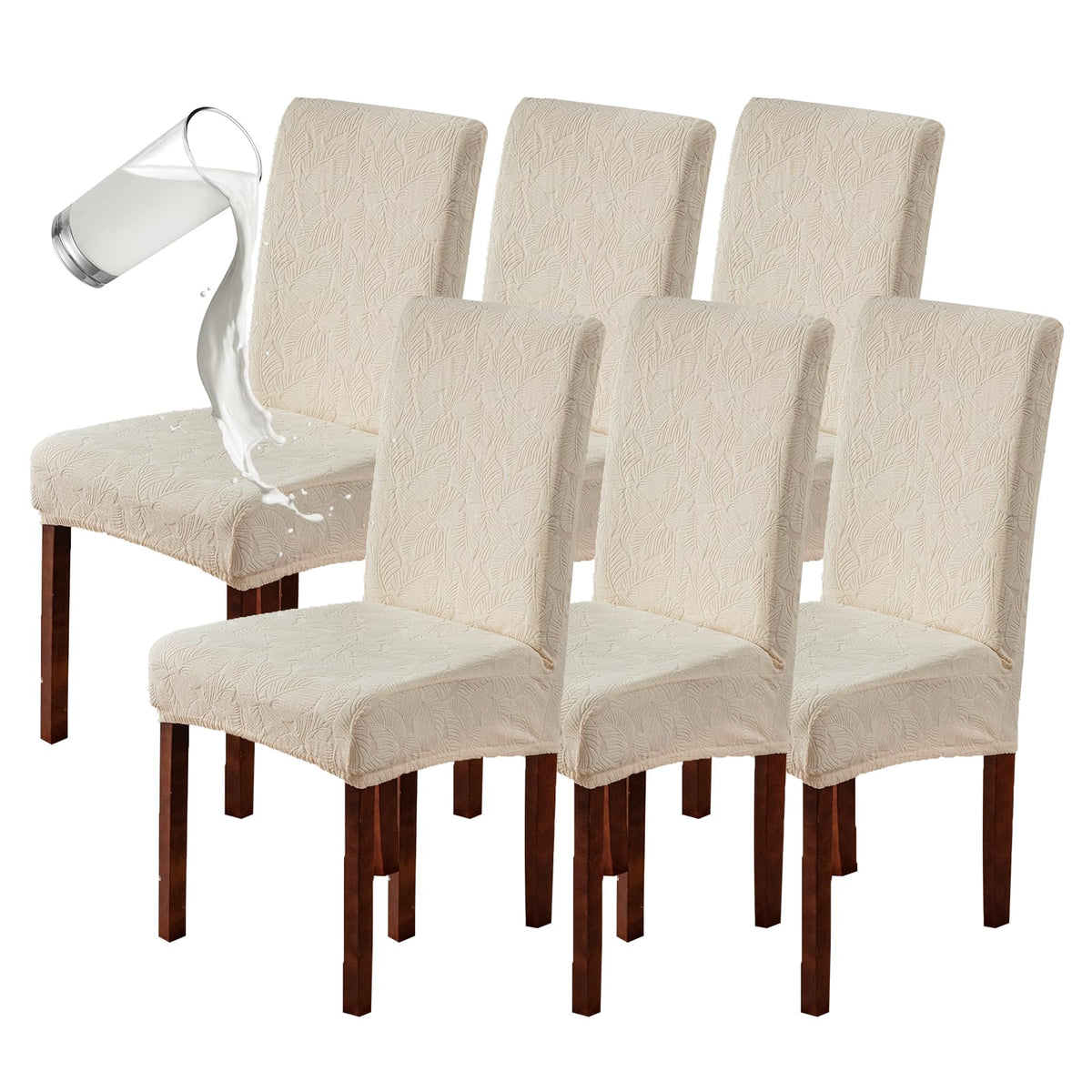 Waterproof Dining Room Chair Covers, Stretch Parsons Chair Slipcovers