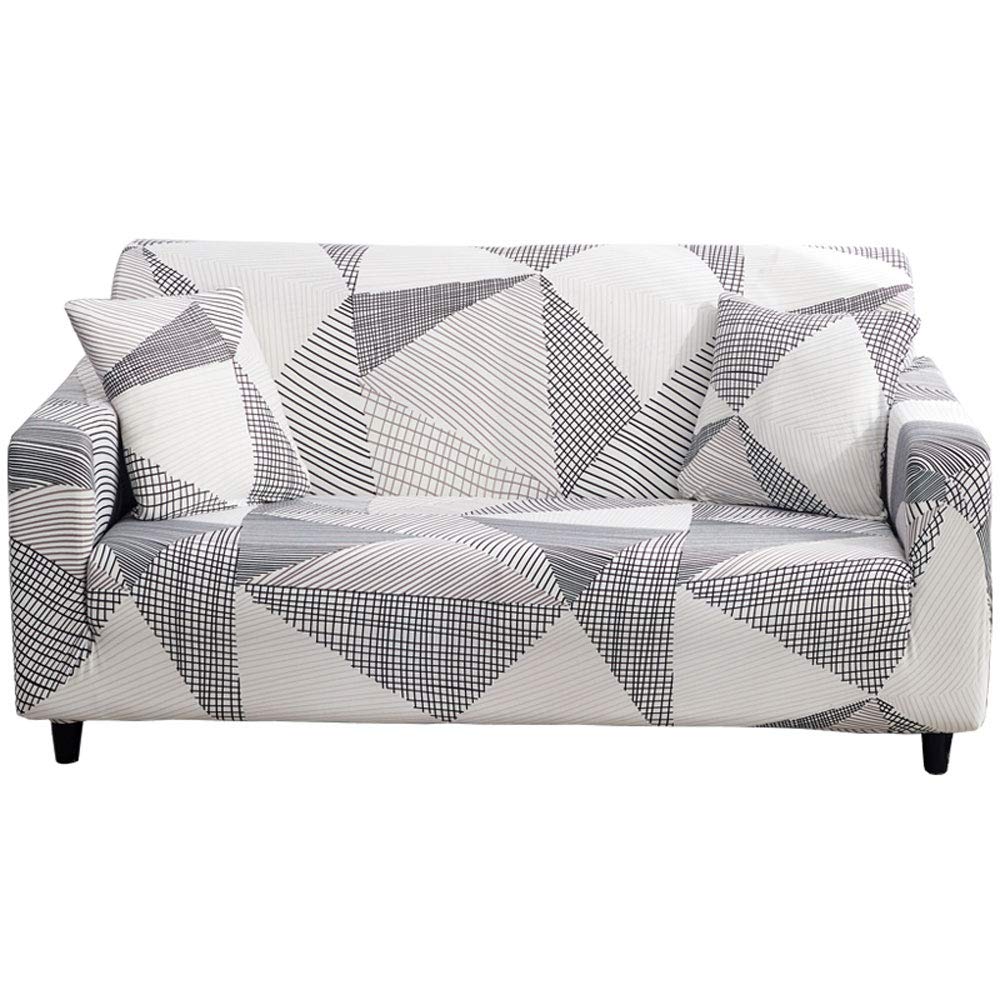 HOOBUY Printed Sofa Cover Stretch Couch Covers Patterned Loveseat Slipcovers for 2 Seater Cushion Couch Love Seat Set (BXMY, 2 Seater/Loveseat)