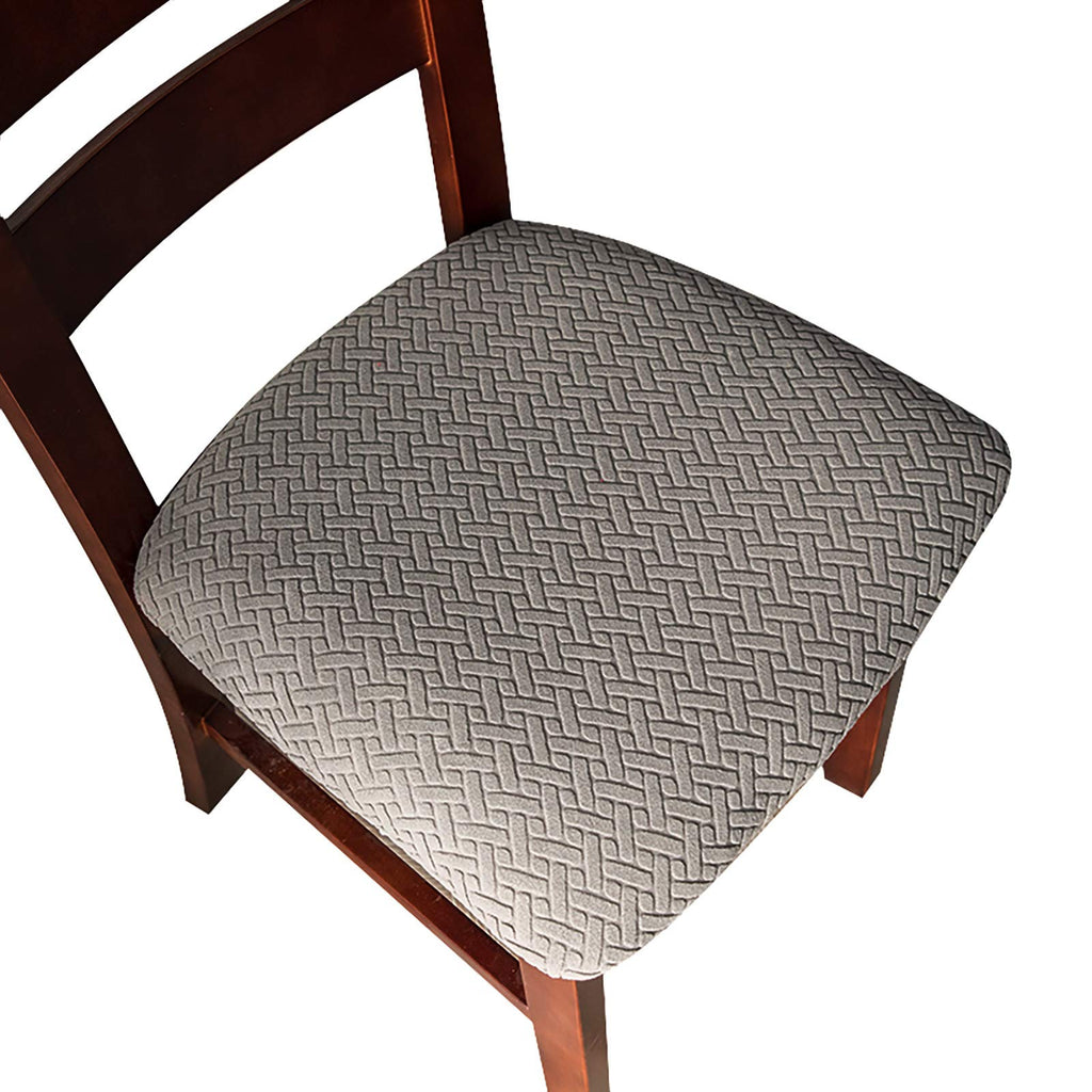 Genina Seat Covers for Dining Room Washable Chair Seat Slipcovers Set of 4