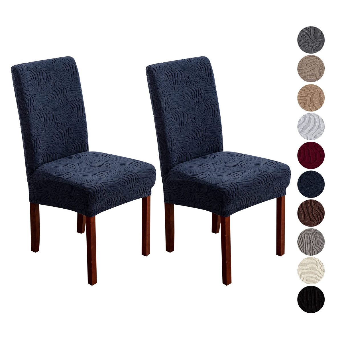 Dining Chair Covers Set of 6, Stretch Parsons Chair Slipcovers
