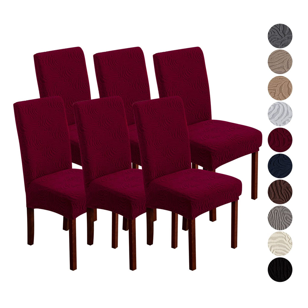 Dining Chair Covers Set of 6, Stretch Parsons Chair Slipcovers
