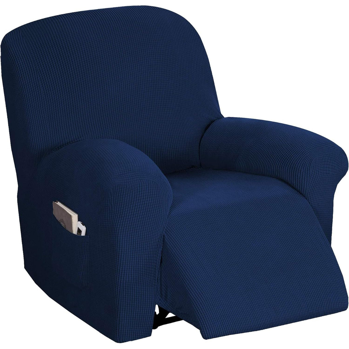 Flamingo P High Stretch One Piece Furniture Protector Sofa Cover for Durable Spandex Stretch Fabric Super Soft Slipcover, 2 Seater, Wine, Loveseat