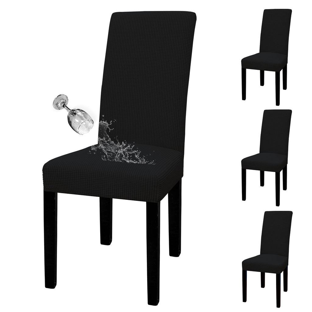 Easy-Going 100% Waterproof Dining Room Chair Covers Set of 6, Large