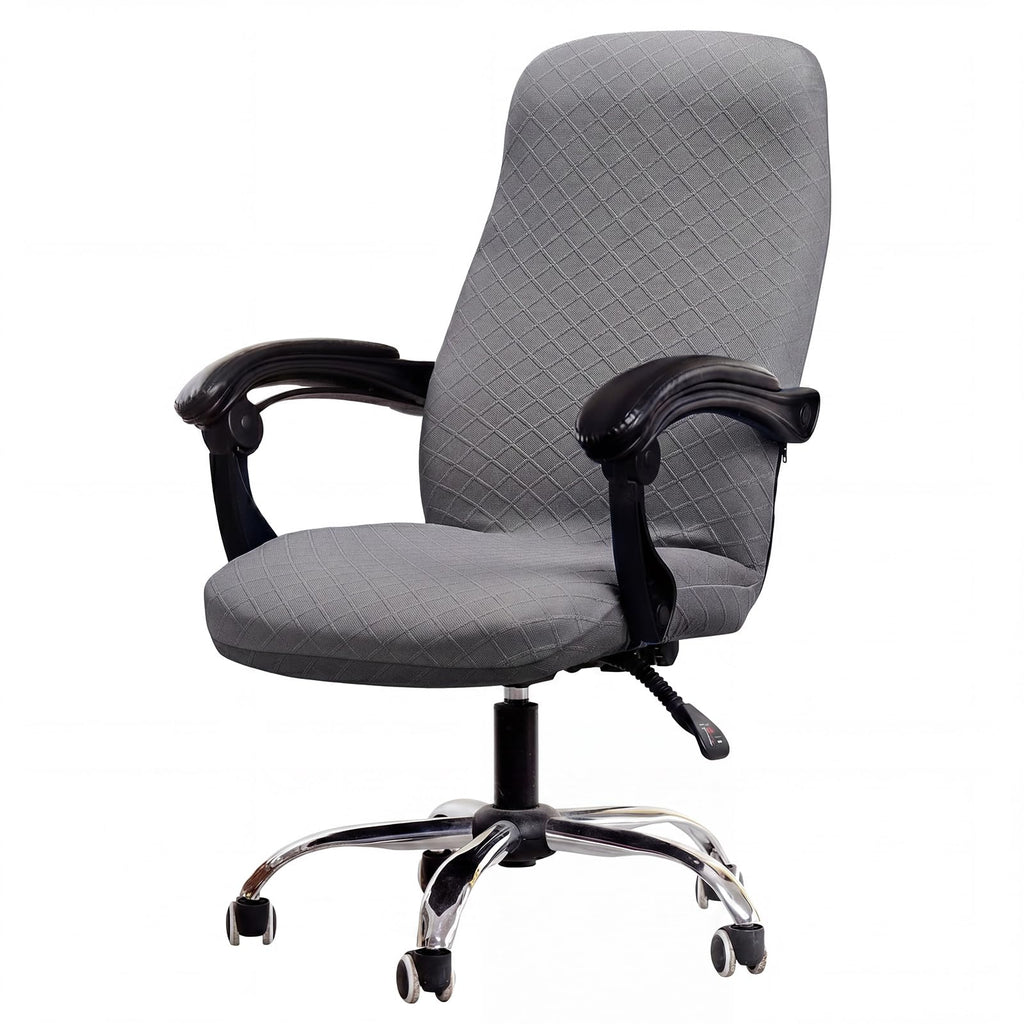 WOMACO Printed Office Chair Covers, Stretch Computer Universal Boss Modern Simplism Style High Back Chair Slipcover - Peony, Large