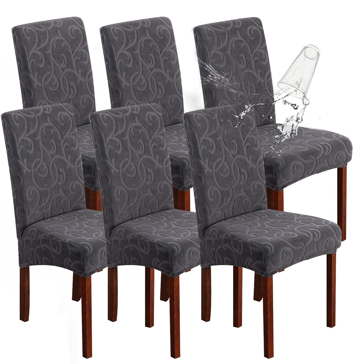 Waterproof Dining Room Chair Covers, Stretch Parsons Chair Slipcovers