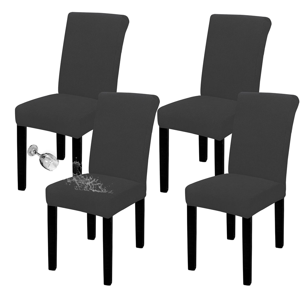 Easy-Going 100% Waterproof Dining Room Chair Covers Set of 6, Large