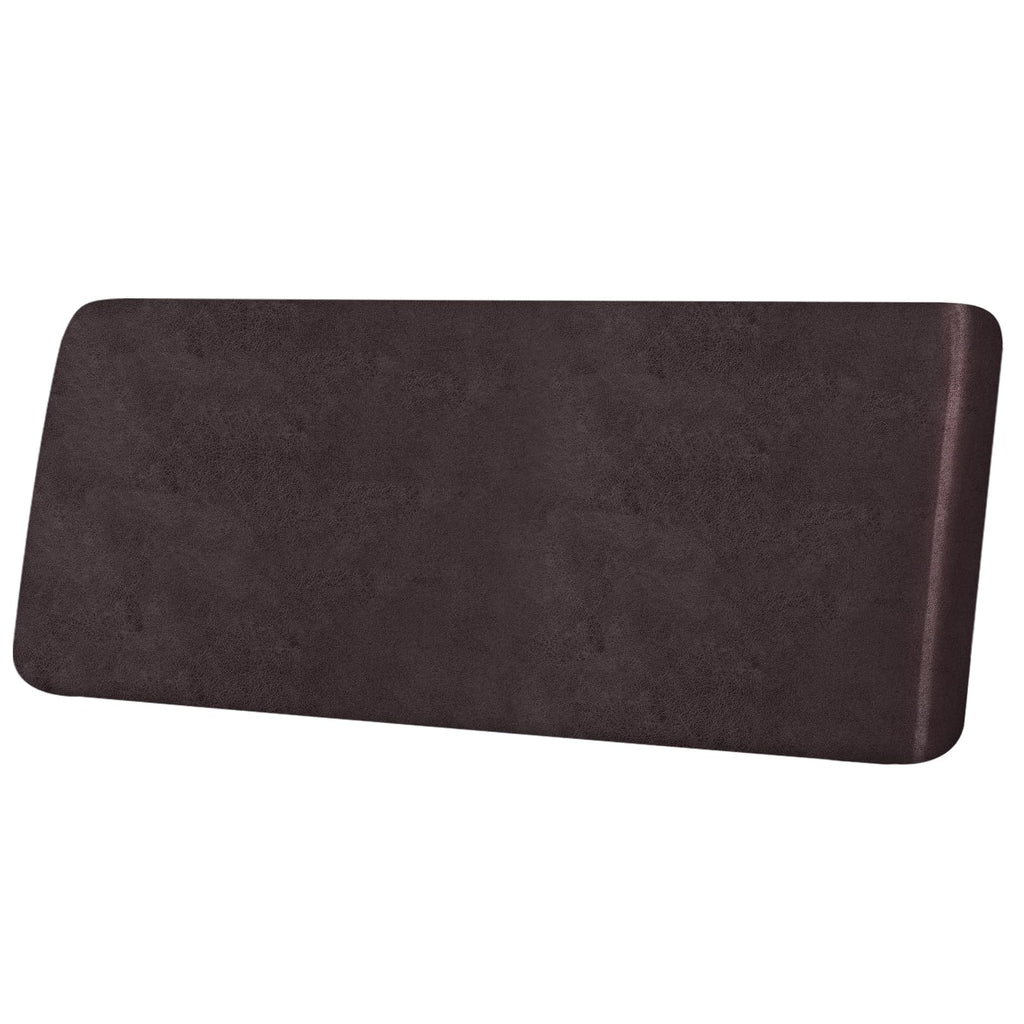 ANARACHON Leather Look Couch Cushion Covers Sofa Seat Slipcovers Sets Couches Furniture Protector for Sectional Armchair Loveseat Pets Kids Stretch Spandex Fabric (2 Cushion Loveseat, Burgundy)