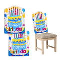 2 Pcs Happy Birthday Chair Cover for Classroom