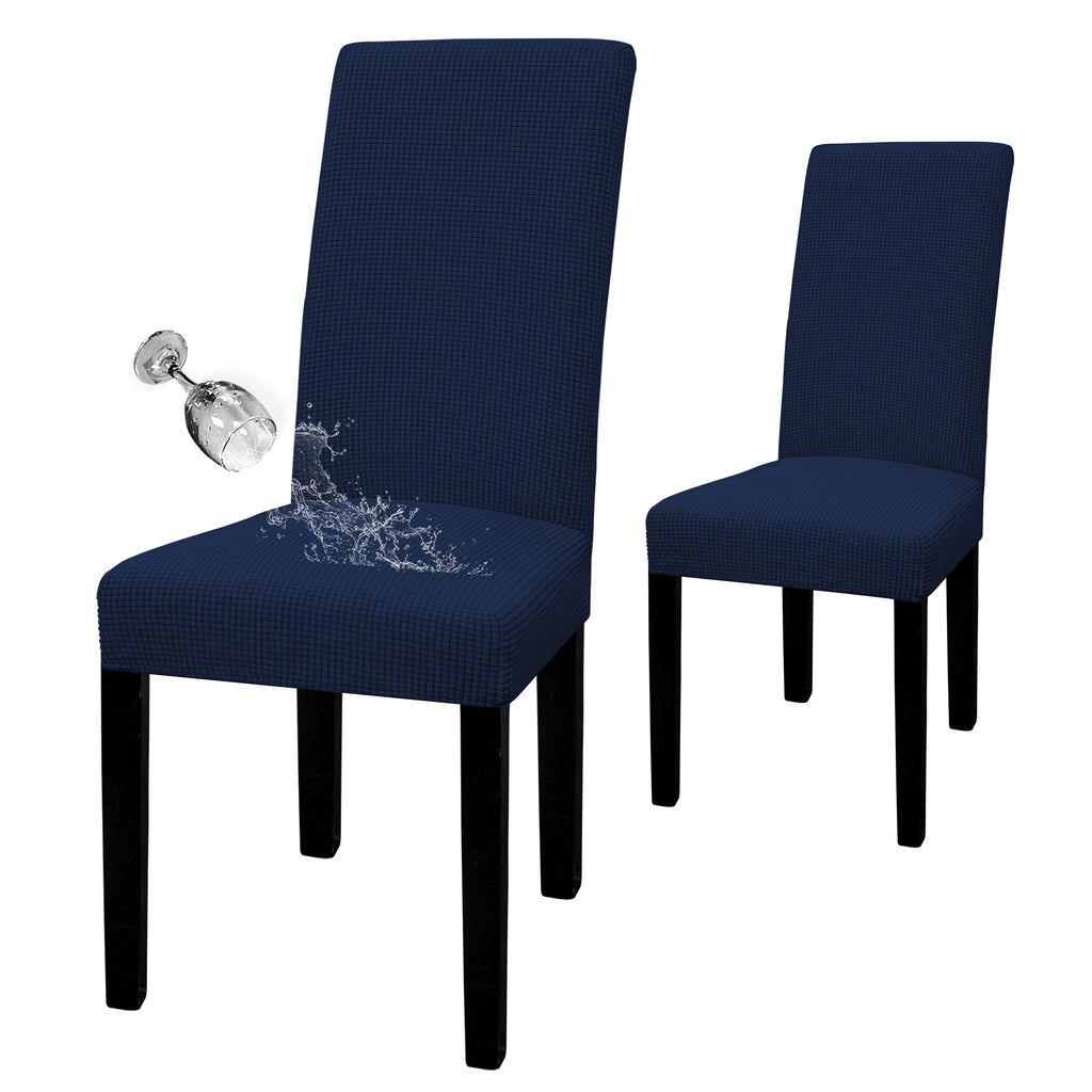 Easy-Going 100% Waterproof Dining Room Chair Covers Set of 6, Large