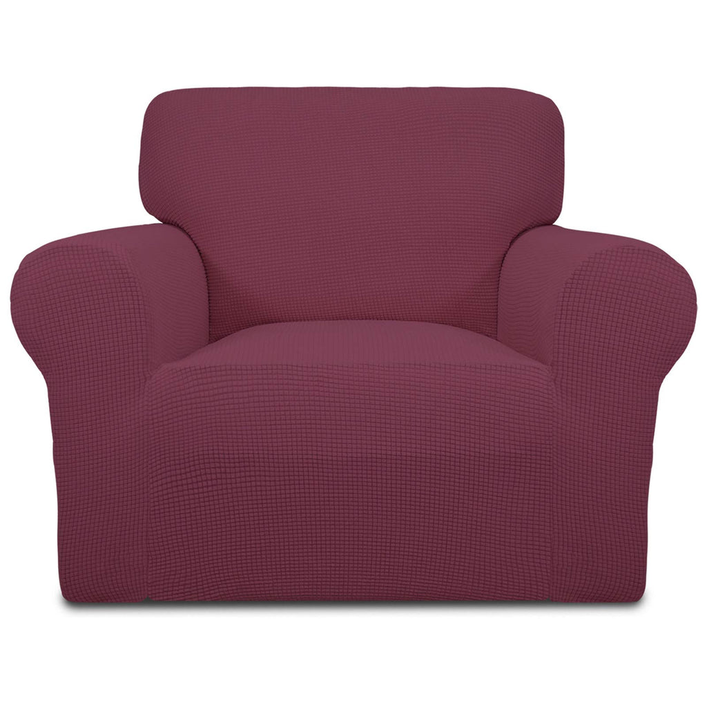 Easy-Going Stretch Loveseat Couch Covers Washable Cream