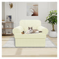 100% WaterproofLoveseat Cover 3-Piece Set Striped Loveseat Slipcovers for 2 Cushion Couch Sofa Covers with TPU Leakproof Bottom Stretch Couch Protector Pet Proof - Loveseat, Navy