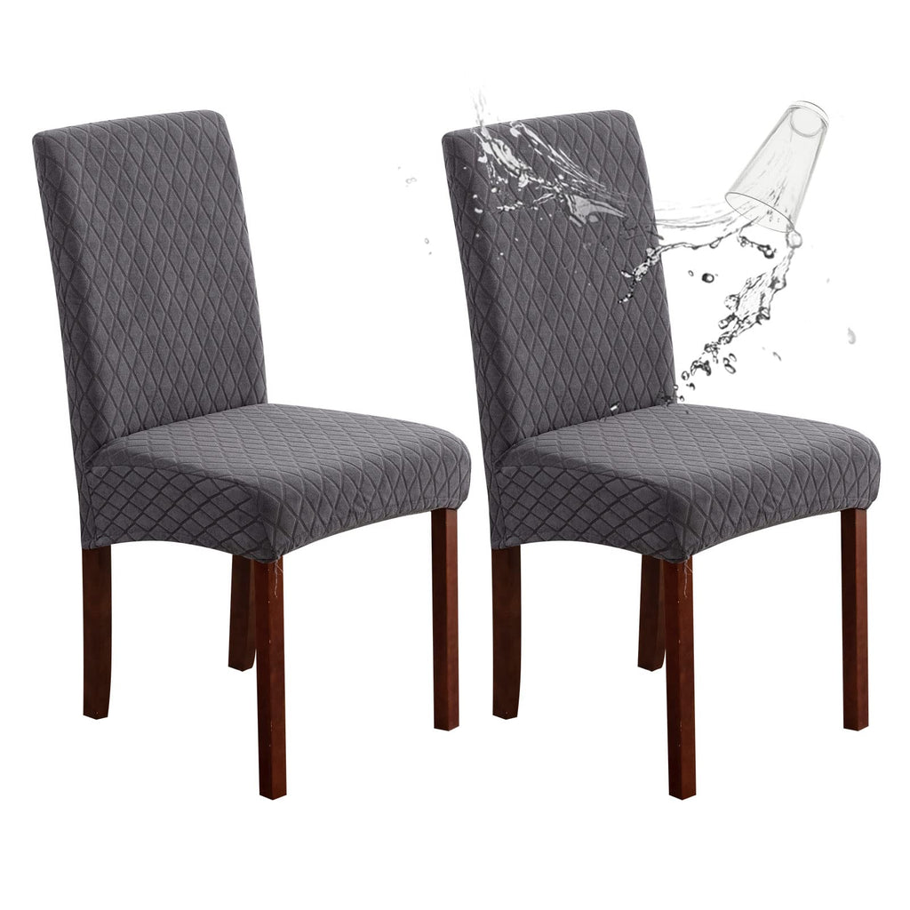 Genina Waterproof Dining Chair Covers Set of 4 Parsons Chair Slipcovers