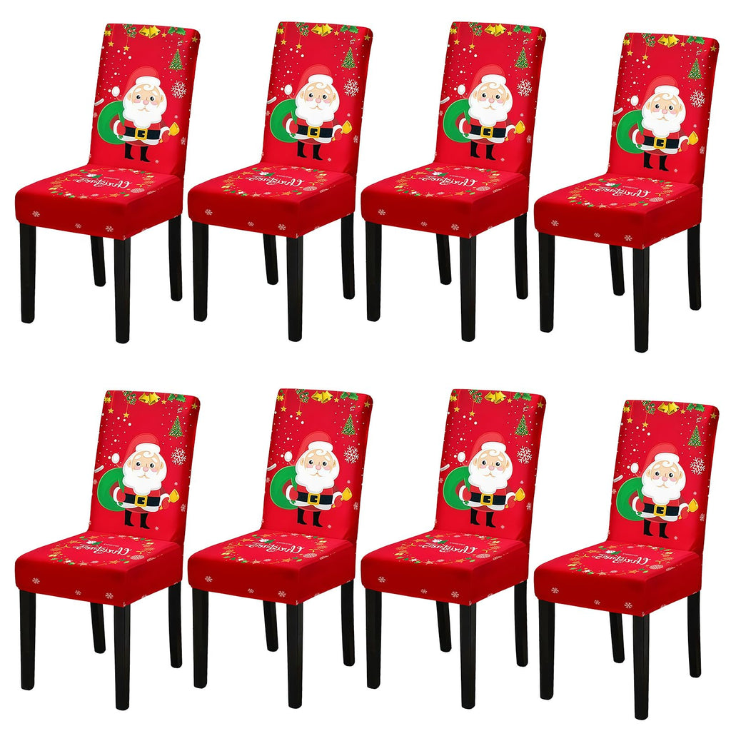 Chair Covers, Stretch Dining Room Chair Covers Set of 6, Removable Washable Dining Chair Slipcovers for Home, Hotel, Banquet