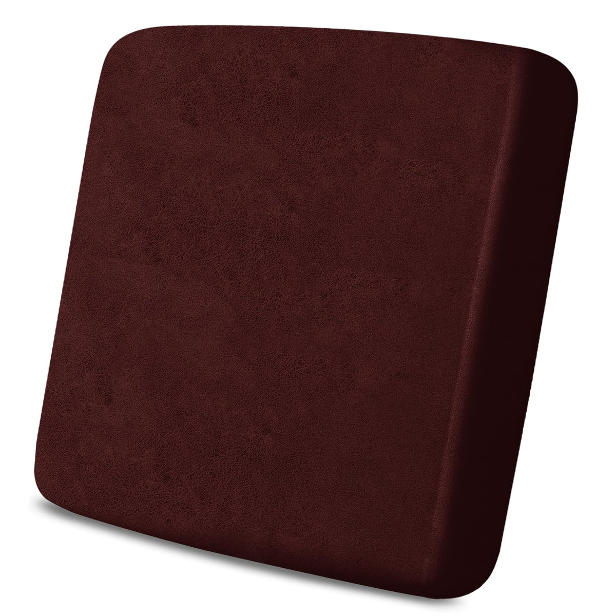 molasofa Leather Look Couch Cushion Covers, Stretch Sofa Cushion Covers for Sectional Armchair Loveseat Protector,Replacement Seat Cushion Slipcovers, Machine Washable (2 Cushion Loveseat, Red)