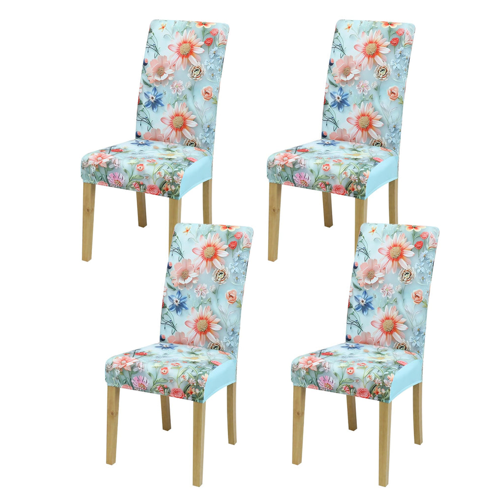 Velvet Dining Chair Covers,Dining Room Chair Covers Set of 6