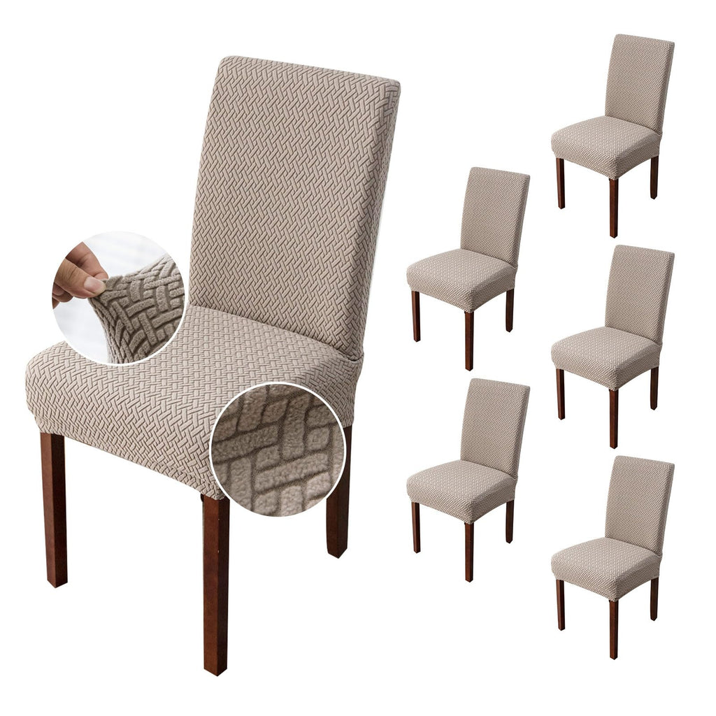 Genina Waterproof Chair Covers for Dining Room Chair Slipcovers Set of 4