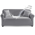 Tokokimo 100% Waterproof Loveseat Couch Cover, Leakproof Furniture Protector for Kids, Pets (Loveseat, Gray) with Extra Fabric Margin, Slipcover Need Tuck Into Couch Crevices