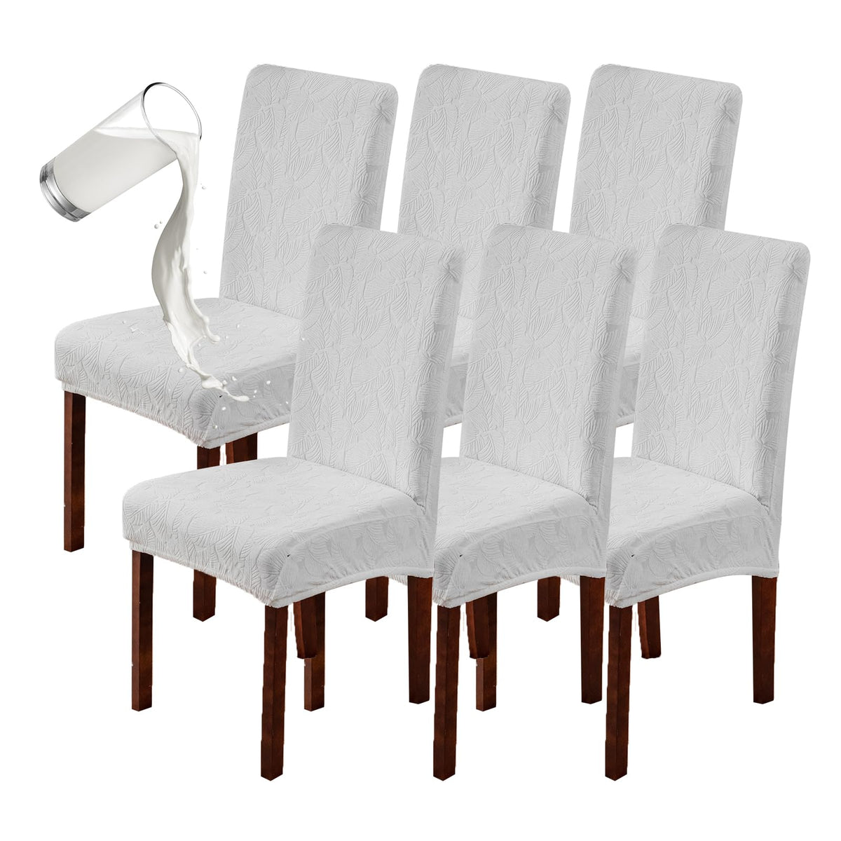 Waterproof Dining Room Chair Covers, Stretch Parsons Chair Slipcovers