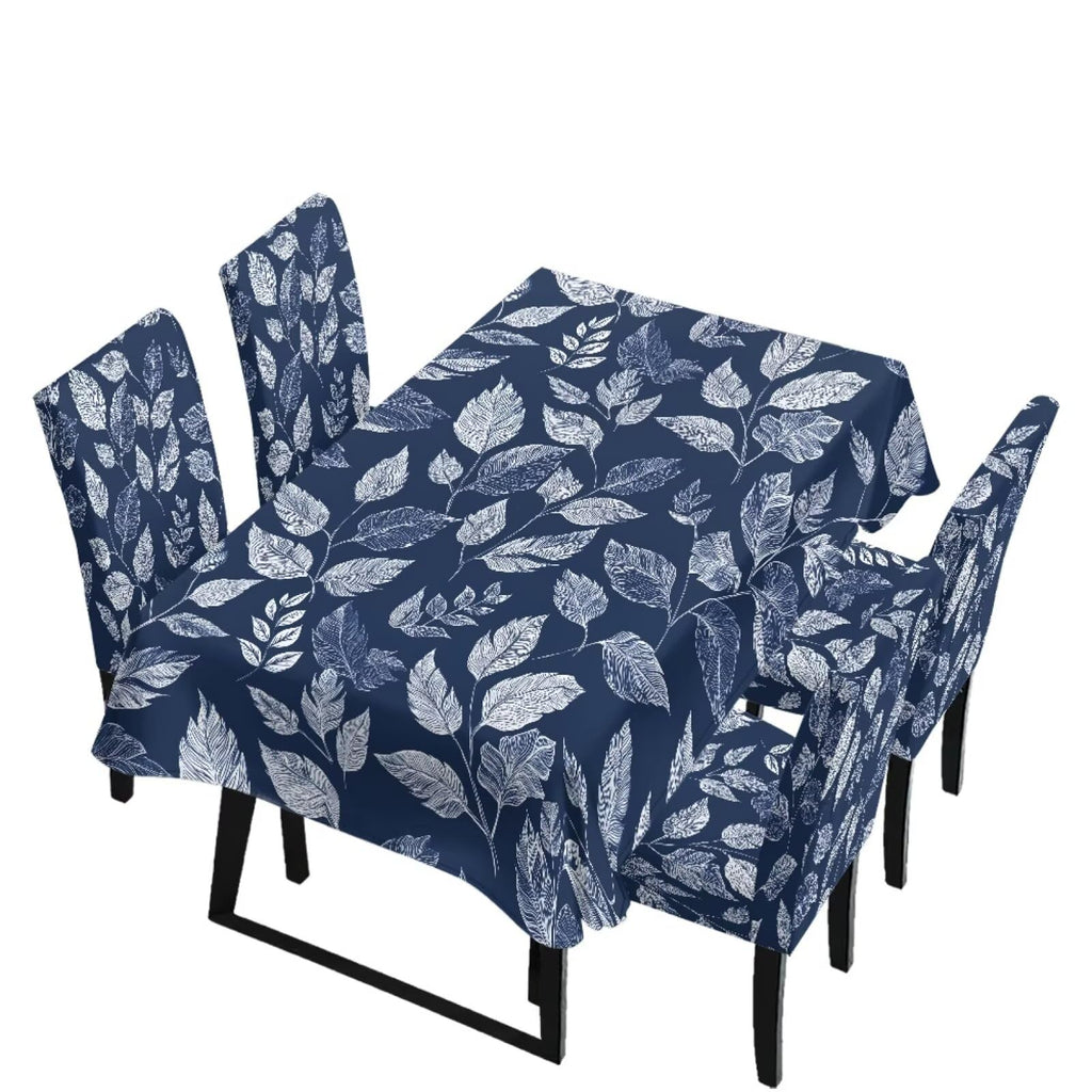 Dining Seat Slipcovers for Easter Decor Set of 7 Includes Tablecloths and Stretch Removable Dining Room Chair Covers Stain Resistant Table Protector, Easter Egg Love Heart Gnome Print