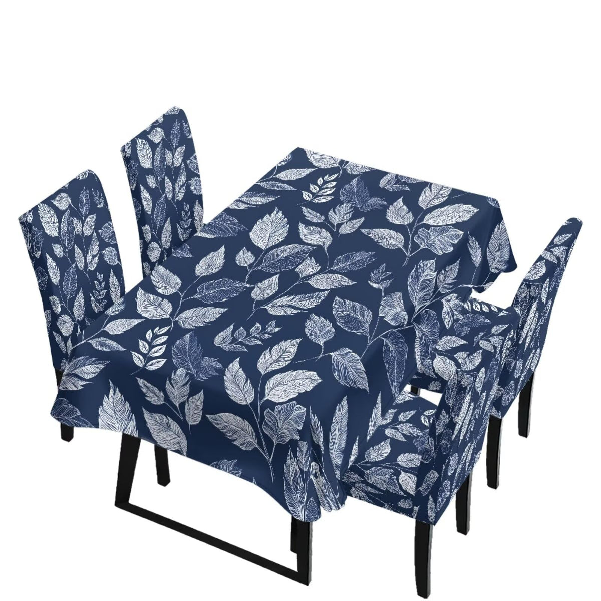 Dining Seat Slipcovers for Easter Decor Set of 7 Includes Tablecloths and Stretch Removable Dining Room Chair Covers Stain Resistant Table Protector, Easter Egg Love Heart Gnome Print