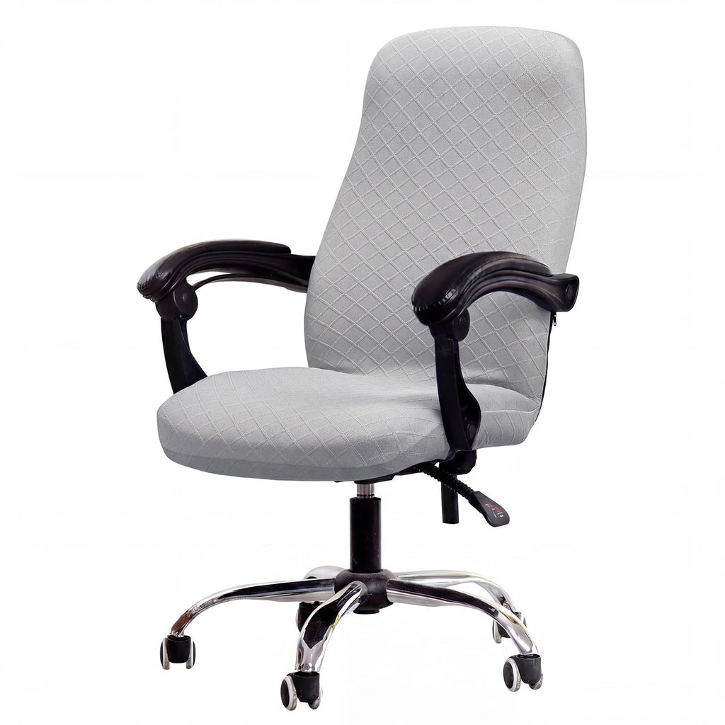 WOMACO Printed Office Chair Covers, Stretch Computer Universal Boss Modern Simplism Style High Back Chair Slipcover - Peony, Large