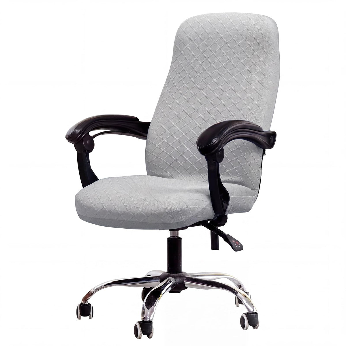 WOMACO Printed Office Chair Covers, Stretch Computer Universal Boss Modern Simplism Style High Back Chair Slipcover - Peony, Large