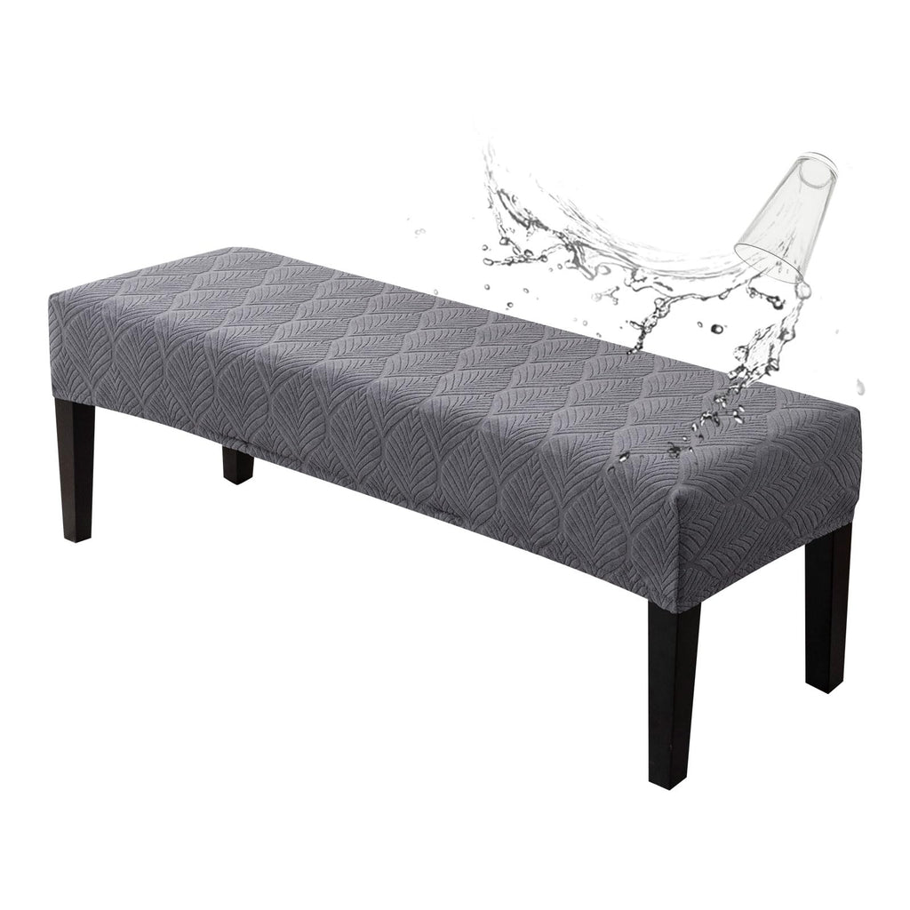 Genina Waterproof Dining Room Bench Covers,Stretch Bench Cover,Beige