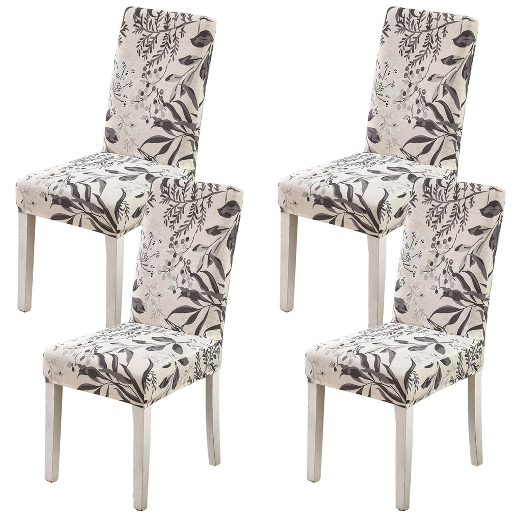 HZDHCLH Dining Chair Covers Set of 4 Stretch Chair Slipcovers Washable