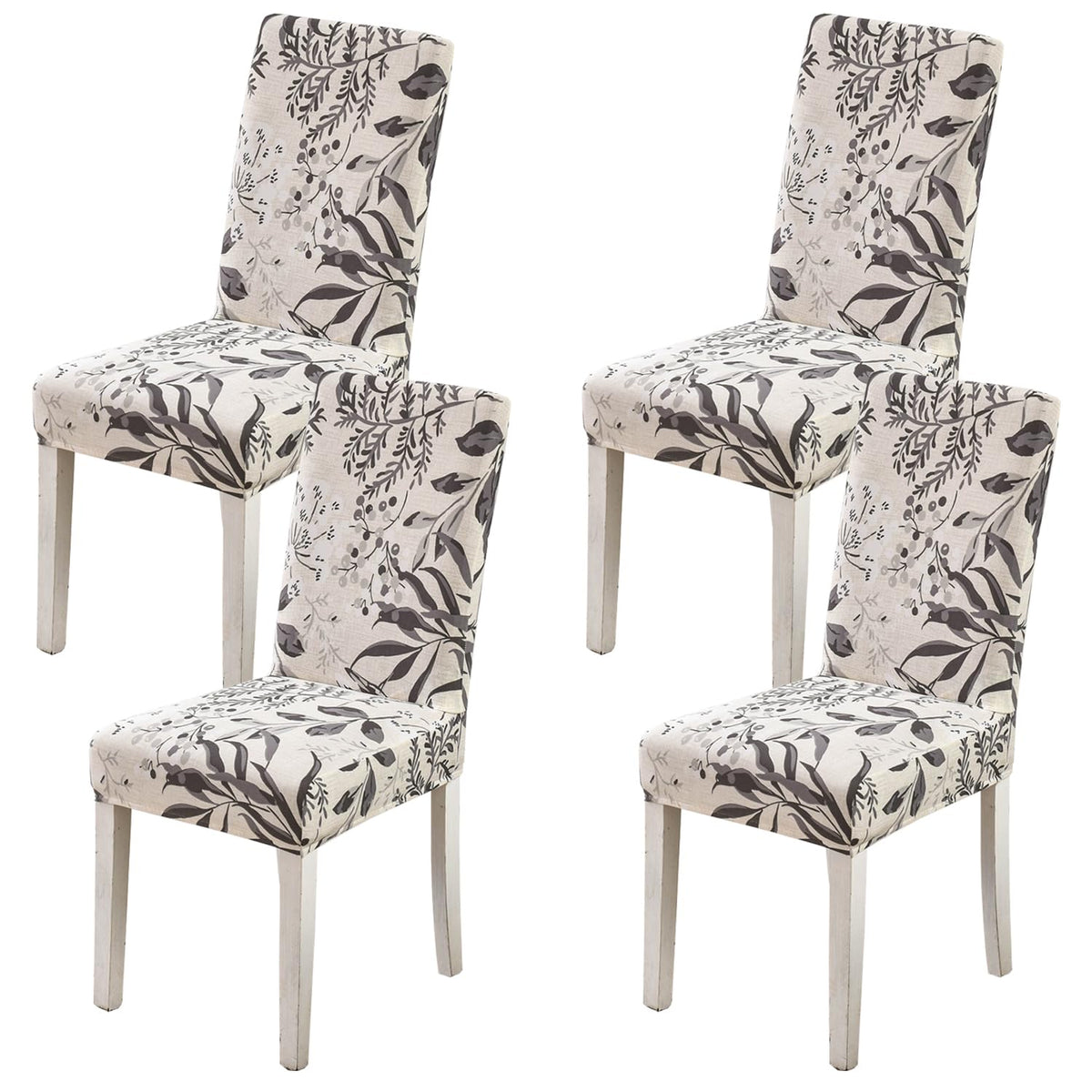 HZDHCLH Dining Chair Covers Set of 4 Stretch Chair Slipcovers Washable