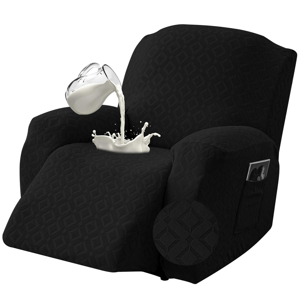 Genina Waterproof Recliner Loveseat Cover,2 Seat Couch Cover,Chocolate