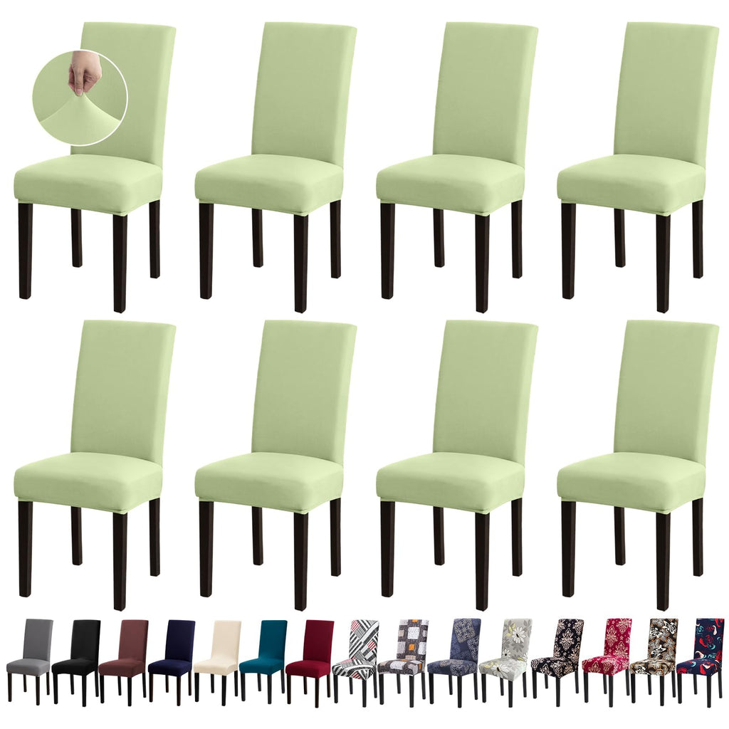 Chair Covers, Stretch Dining Room Chair Covers Set of 6, Removable Washable Dining Chair Slipcovers for Home, Hotel, Banquet