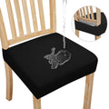 Easy-Going Waterproof Seat Covers for Dining Chairs Set of 4, Ivory