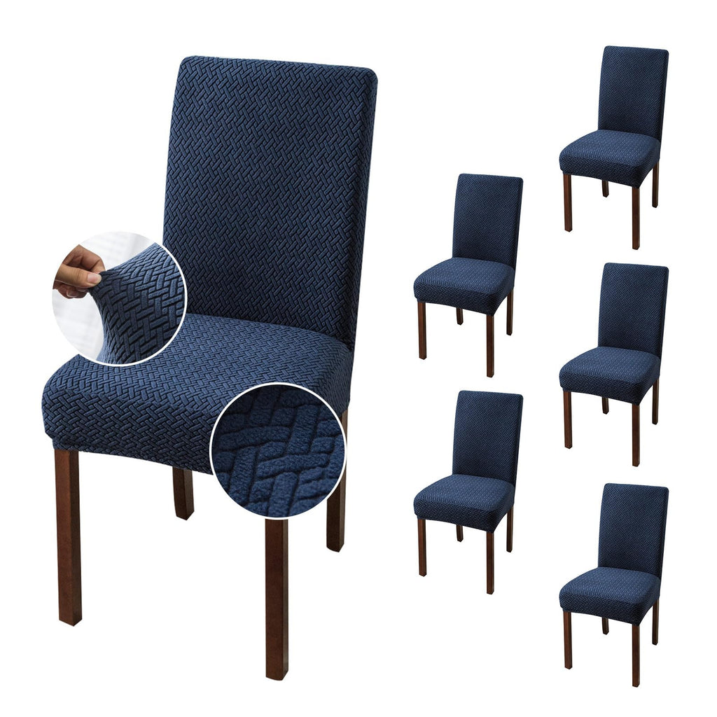 Genina Waterproof Chair Covers for Dining Room Chair Slipcovers Set of 4