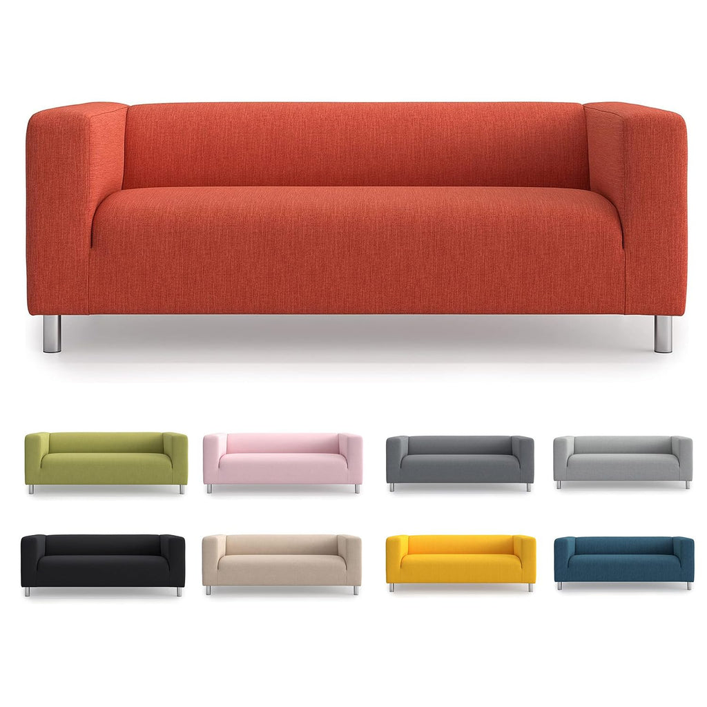 TLYESD Klippan Cover Replacement for IKEA Klippan Loveseat Cover, Klippan Couch Cover,Klippan Sofa Cover Only!(Dark Grey)