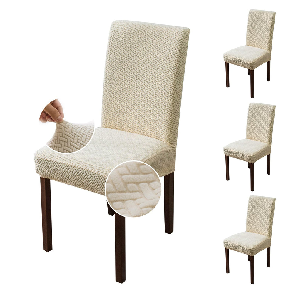 Genina Waterproof Chair Covers for Dining Room Chair Slipcovers Set of 4