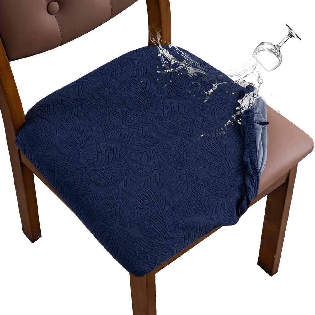 Waterproof Dining Room Chair Covers Set of 6,Taupe,Large