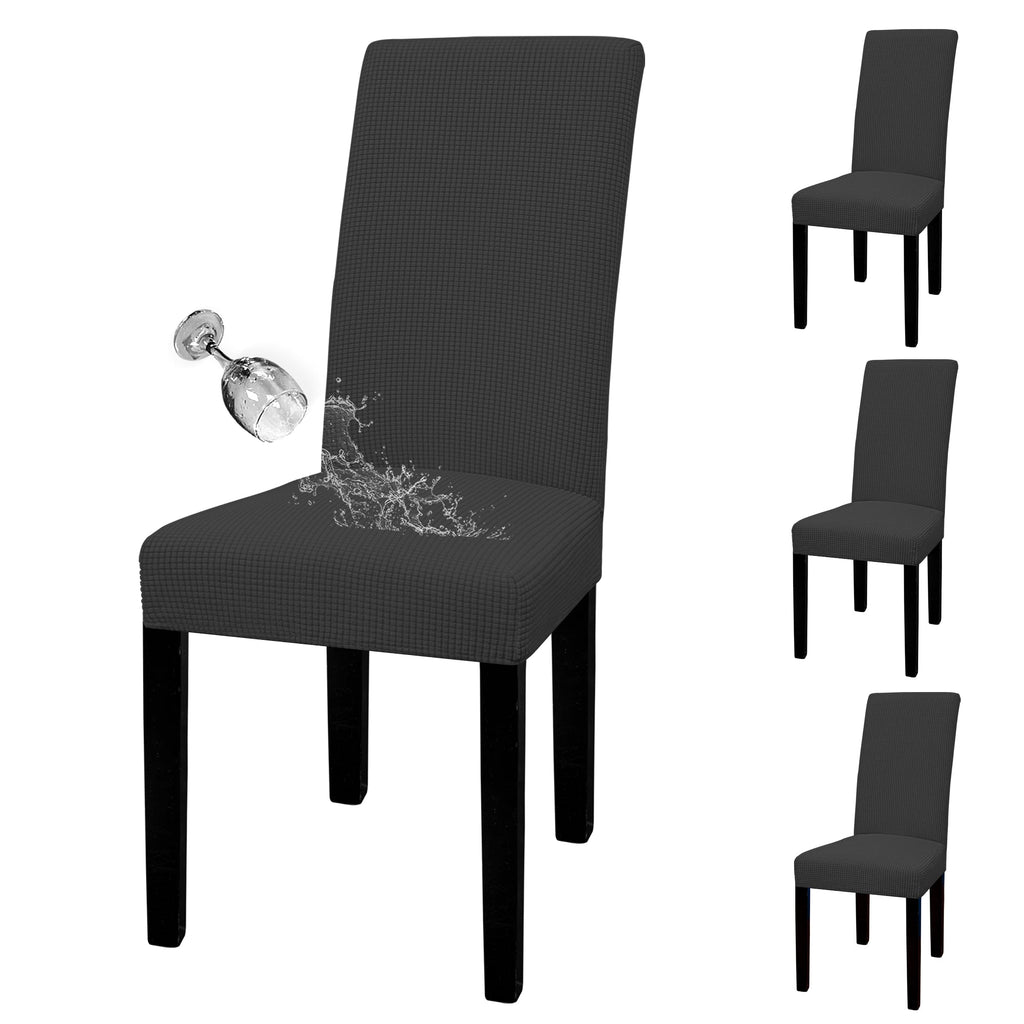 Easy-Going 100% Waterproof Dining Room Chair Covers Set of 6, Large