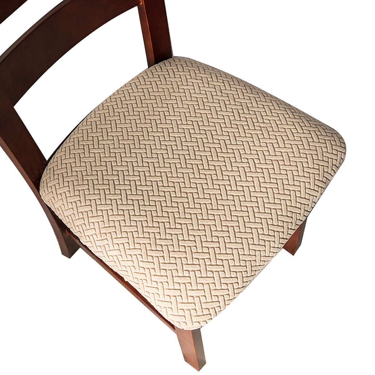 Genina Seat Covers for Dining Room Washable Chair Seat Slipcovers Set of 4
