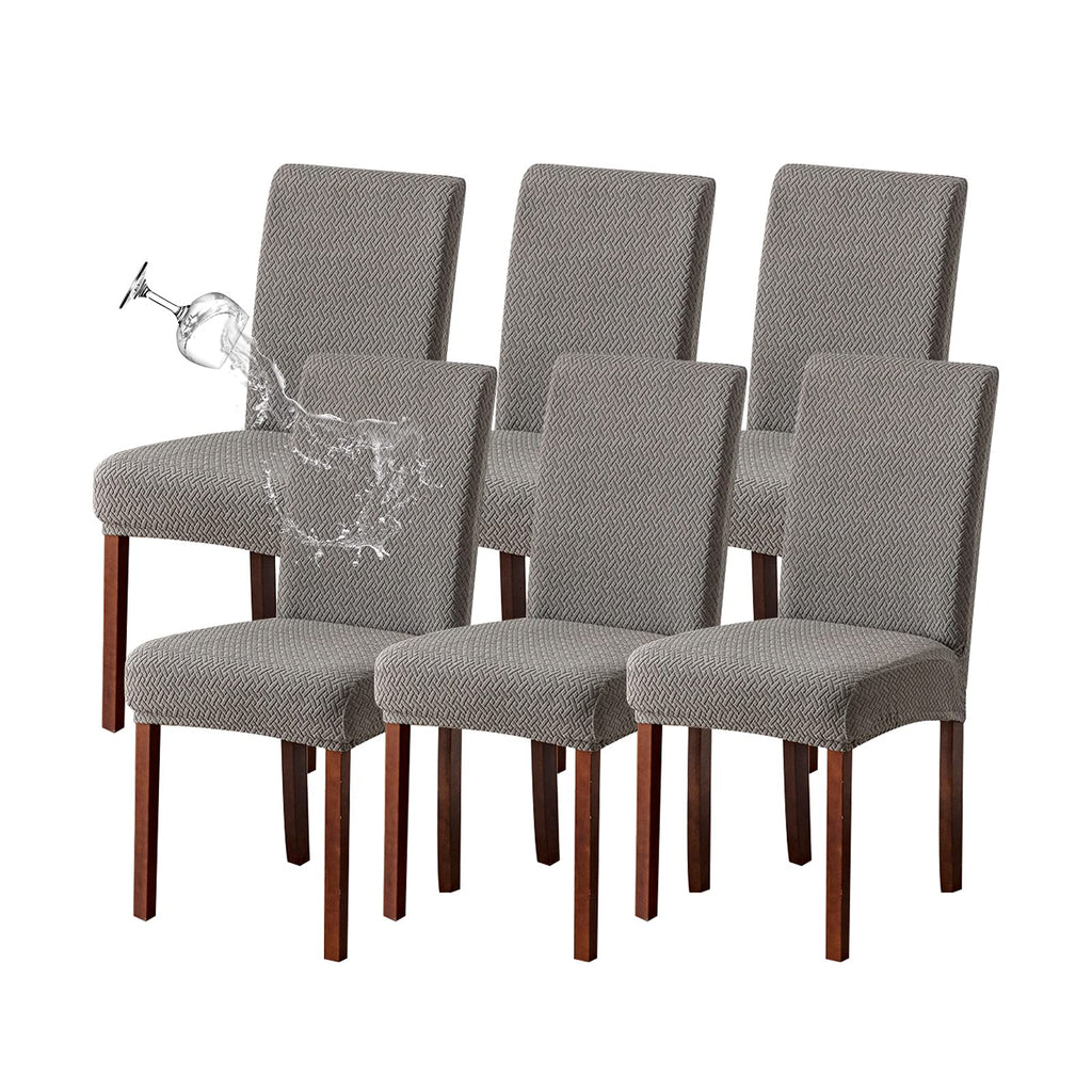 Genina Waterproof Chair Covers for Dining Room Chair Slipcovers Set of 4