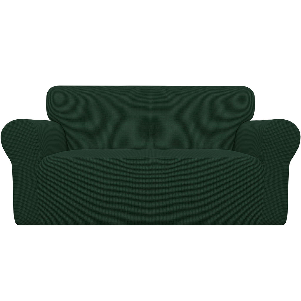 Easy-Going Stretch Loveseat Couch Covers Washable Cream