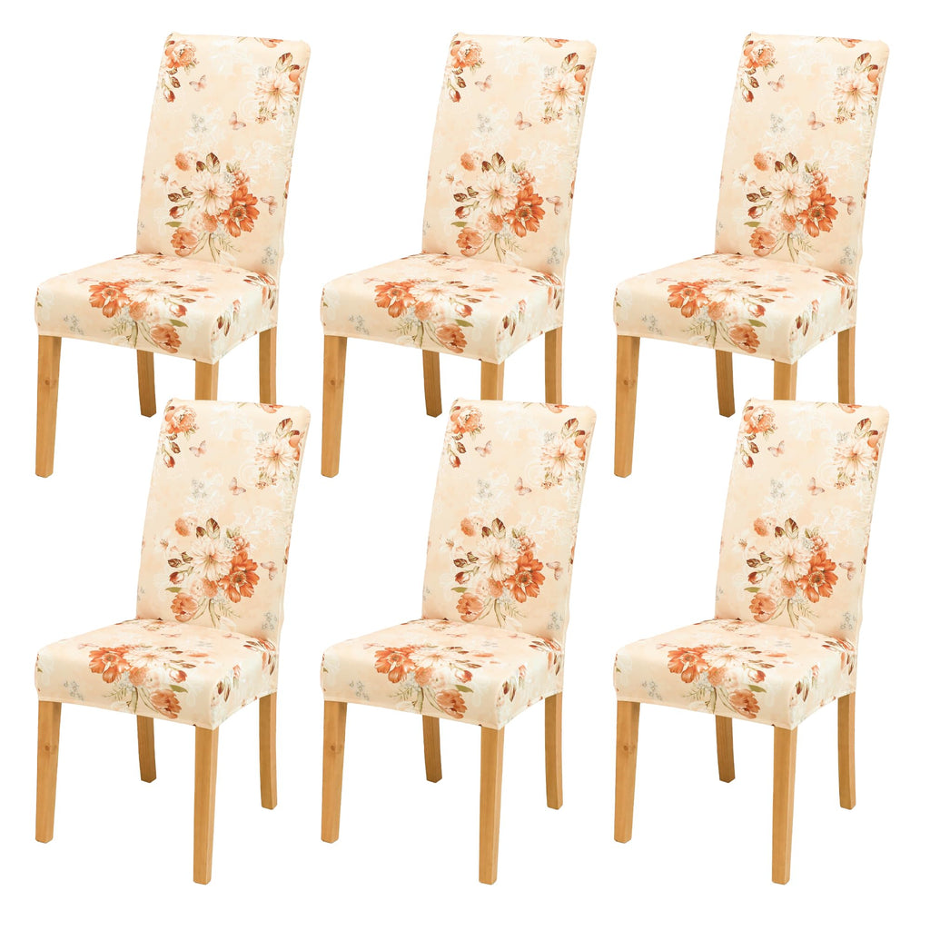 Velvet Dining Chair Covers,Dining Room Chair Covers Set of 6