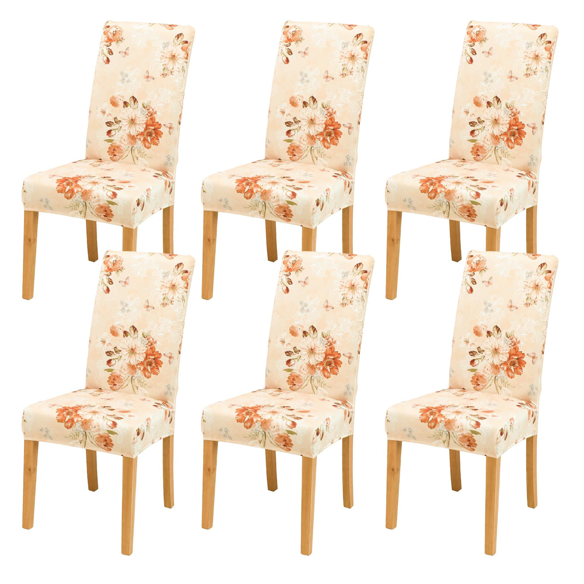 Velvet Dining Chair Covers,Dining Room Chair Covers Set of 6