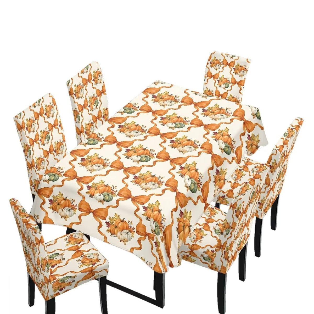 Maple Leaf Dining Table & Chair Cover Rectangle Dining Table Decor